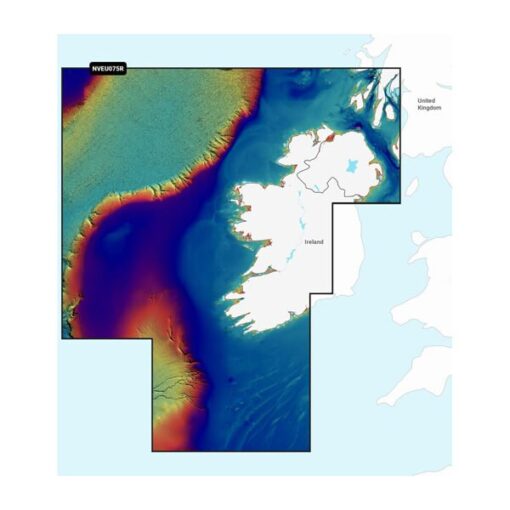 Garmin Navionics Vision+ Seekarte - NVEU075R Irland, Westküste (Ireland, West Coast)