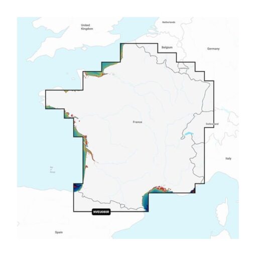 Garmin Navionics Vision+ Seekarte - NVEU080R Frankreich, Seen & Flüsse (France, Lakes & Rivers)