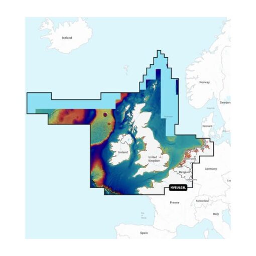 Garmin Navionics Vision+ Seekarte - NVEU628L U.K., Irland & Niederlande (U.K., Ireland & Holland)
