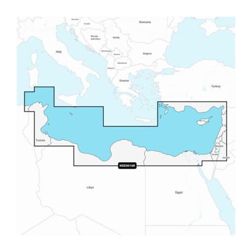 Garmin Navionics+ Seekarte - NSEU016R Mittelmeer, Südosten (Mediterranean Sea, Southeast)