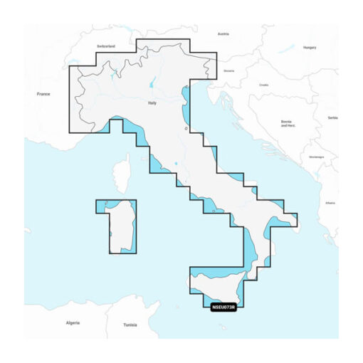 Garmin Navionics+ Seekarte - NSEU073R Italien, Seen & Flüsse (Italy, Lakes & Rivers)