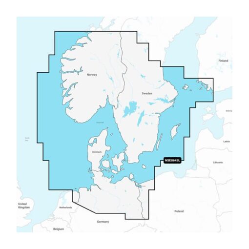 Garmin Navionics+ Seekarte - NSEU645L Skandinavien Süd & Deutschland Nord (Skagerrak & Kattegat)