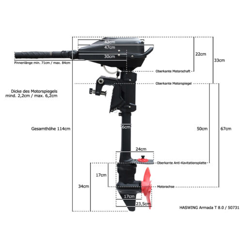 Haswing Armada T 8.0 / 4320W / 48V Brushless