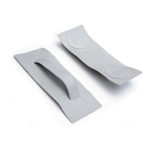 Alpuna nautic Handgriff PVC mit Grundplatte zum Aufkleben - grau