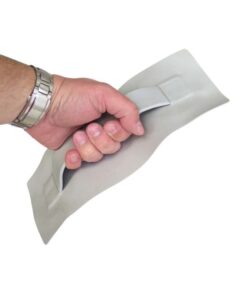 Alpuna nautic Handgriff PVC mit Grundplatte zum Aufkleben - grau