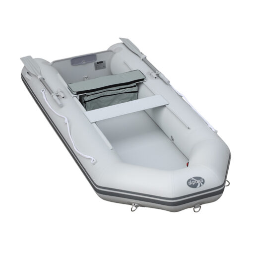ALPUNA nautic KL 290 ultraleichtes Boot mit Rucksack - grau