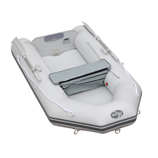 ALPUNA nautic KL 230 ultraleichtes Boot mit Rucksack - grau