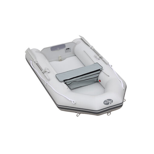 ALPUNA nautic KL 230 ultraleichtes Boot mit Rucksack - grau