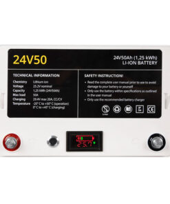 RebelCell 24V50Ah Lithium Akku (1,25kWh)