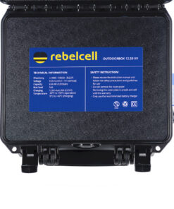 RebelCell Outdoorbox 12.50AV optional mit Ladegerät