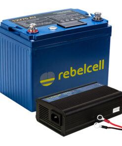RebelCell 12V70 AV Li-Ion-Akku mit Ladegerät